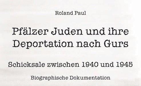 Präsentation der Arbeitsstelle “Geschichte der Juden in der Pfalz” mit Buchvorstellung