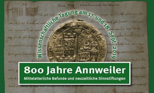 Einladung zur Tagung “800 Jahre Annweiler” am 17. und 18.9.2019