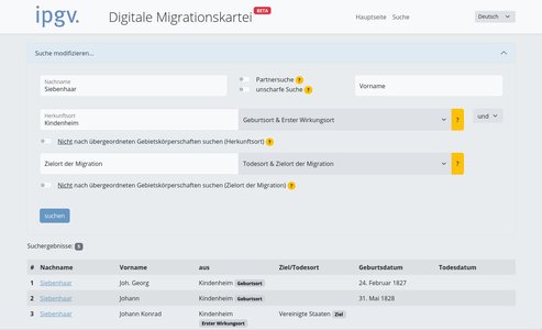 Vorstellung der Digitalen Migrationskartei